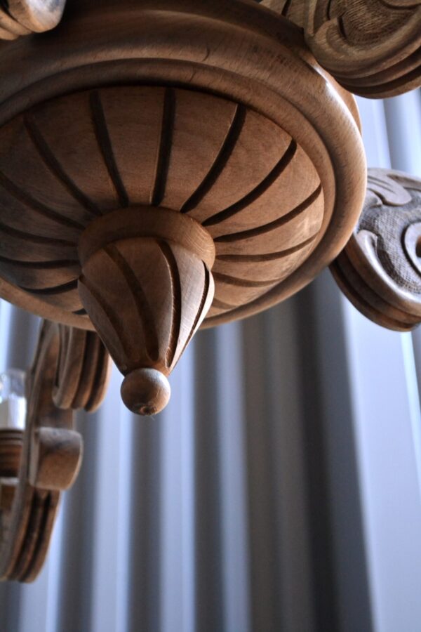 Wooden chandelier - 画像 (7)