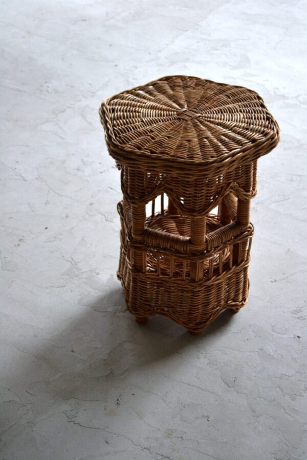 Rattan stool - 画像 (5)