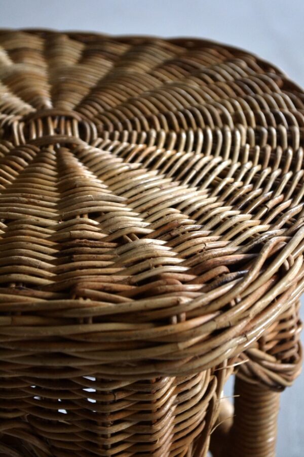 Rattan stool - 画像 (7)