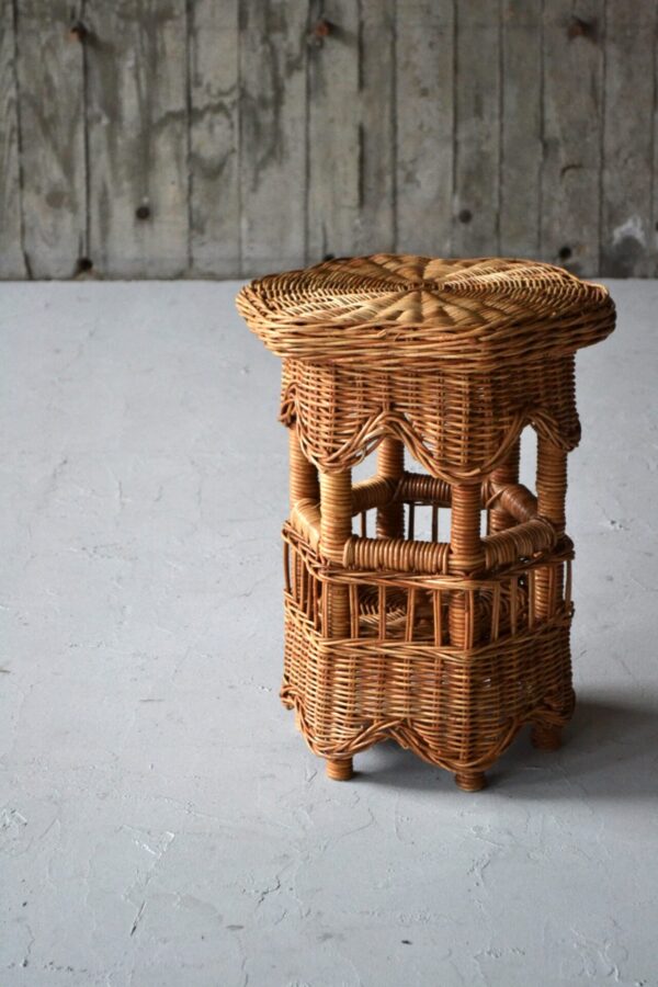 Rattan stool - 画像 (4)
