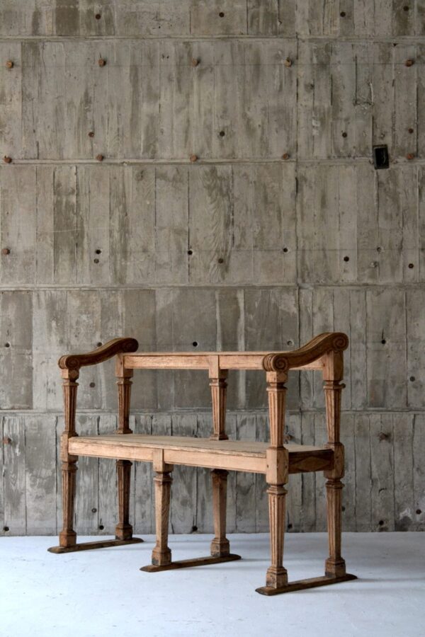 Church bench oak - 画像 (3)