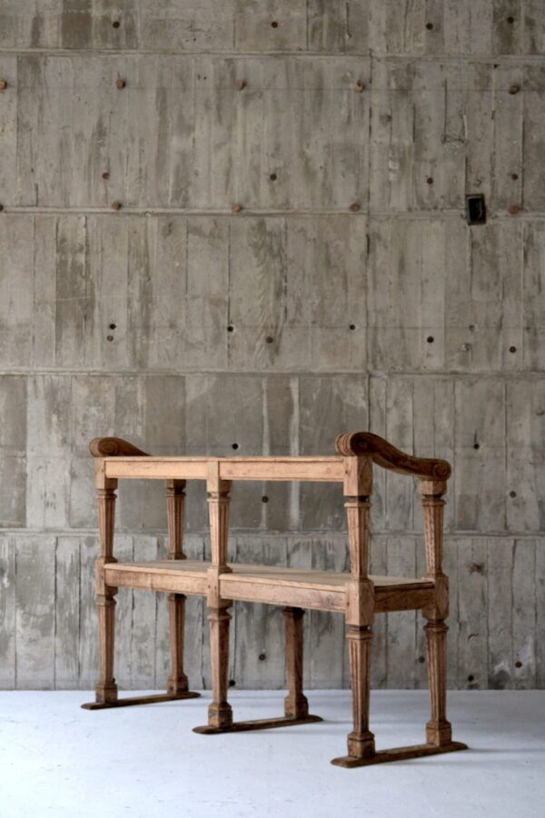 Church bench oak - 画像 (5)
