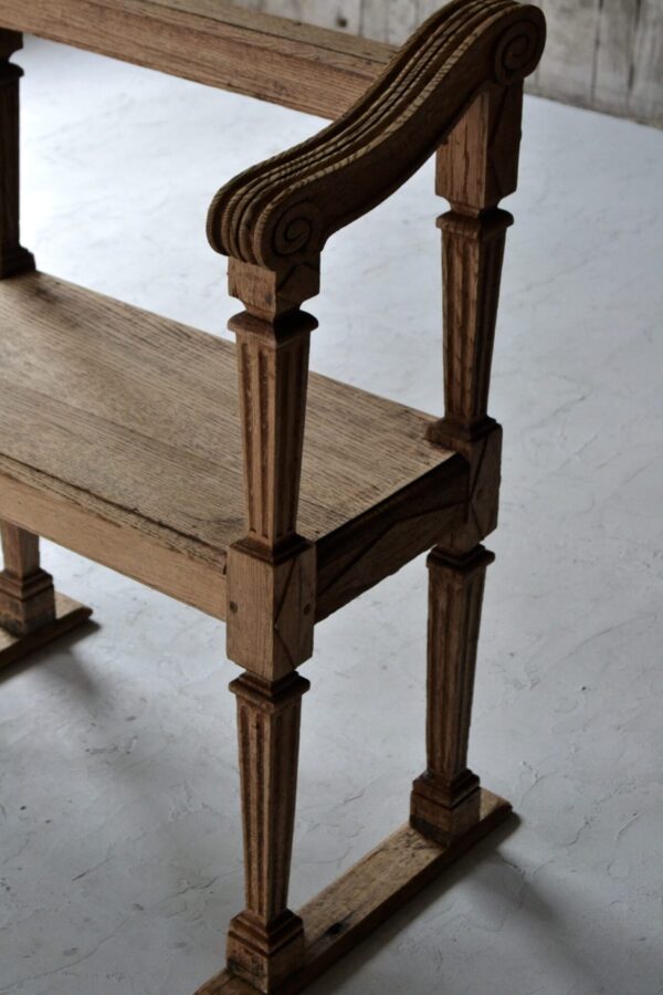 Church bench oak - 画像 (8)