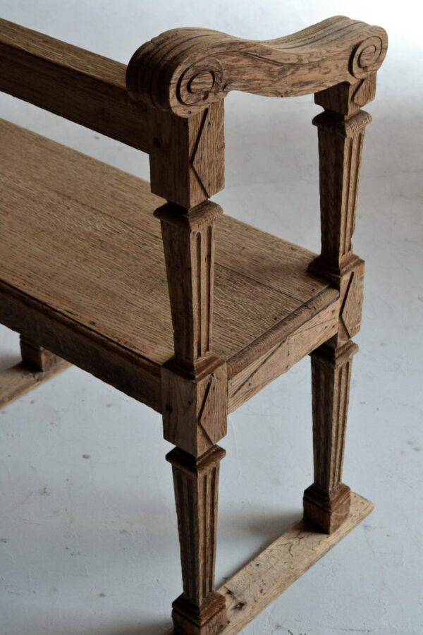 Church bench oak - 画像 (10)
