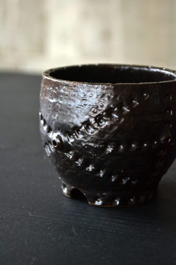 Kodama jomon pot black - 画像 (5)