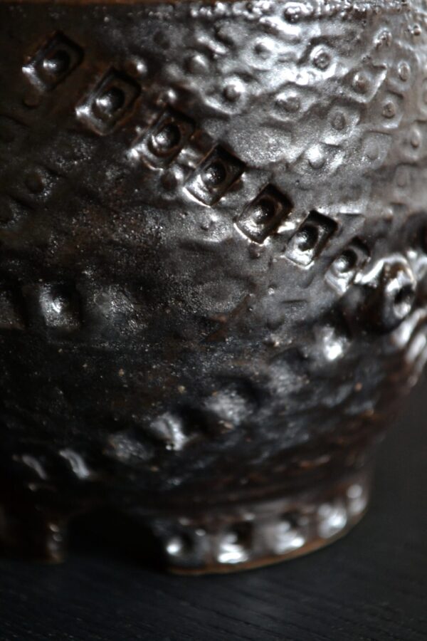 Kodama jomon pot black