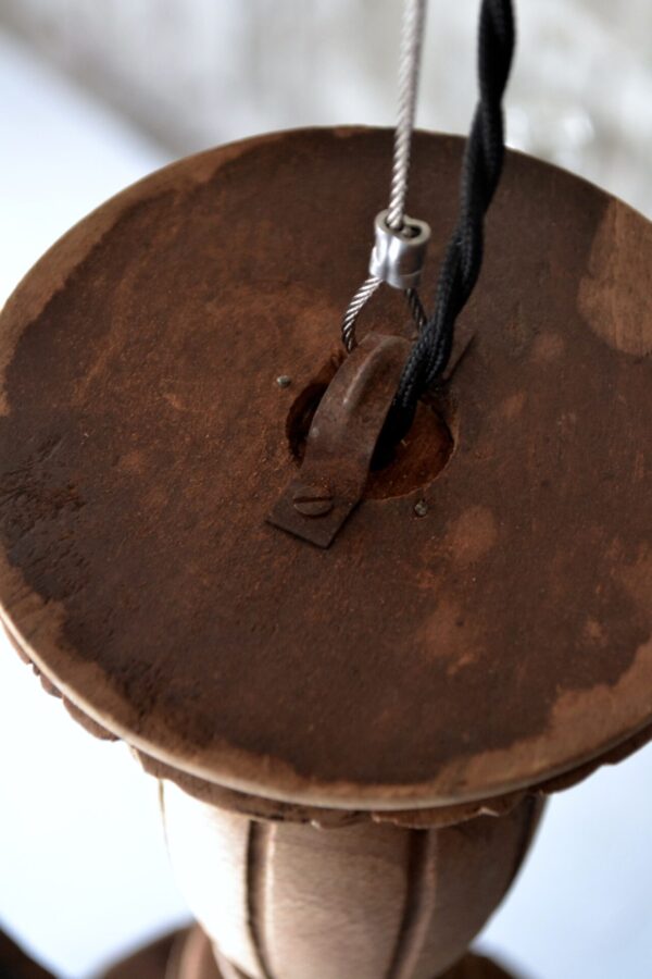 Wooden chandelier - 画像 (4)