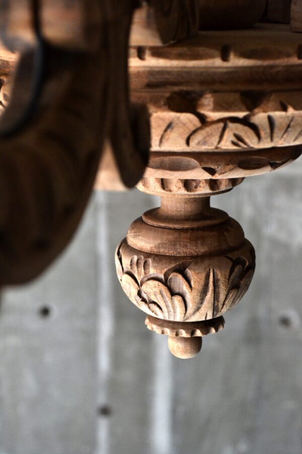 Wooden chandelier - 画像 (10)