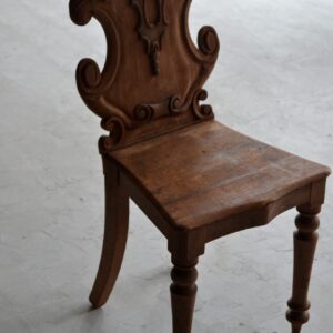 Hall chair mahogany