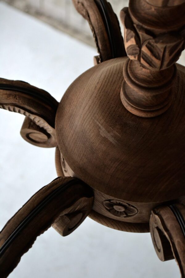 Wooden chandelier - 画像 (3)