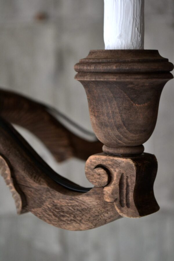 Wooden chandelier - 画像 (7)