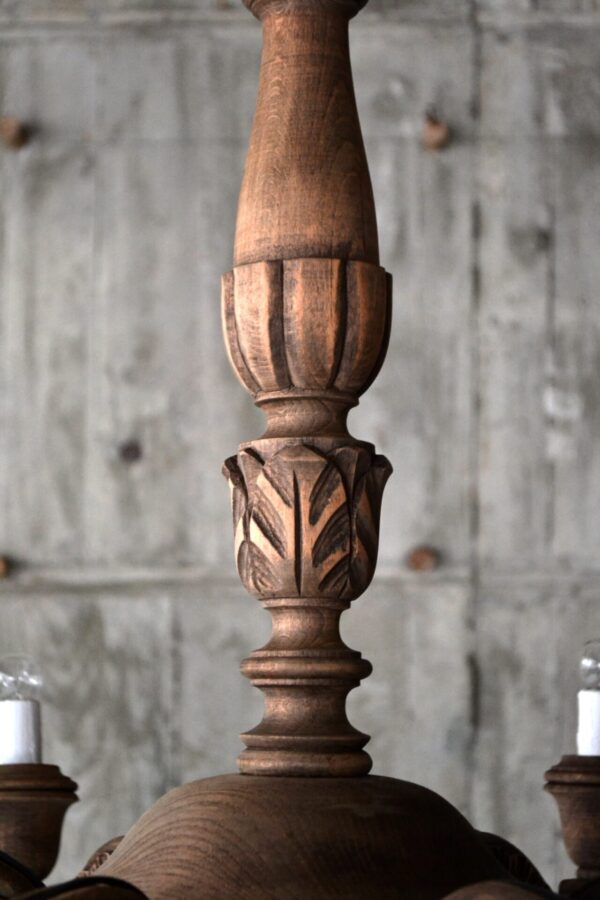 Wooden chandelier - 画像 (4)