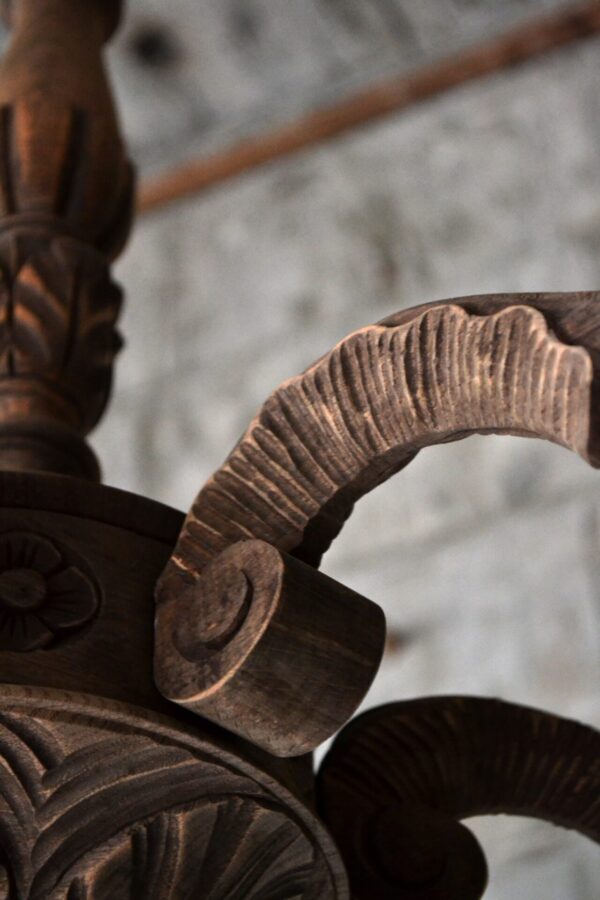Wooden chandelier - 画像 (8)