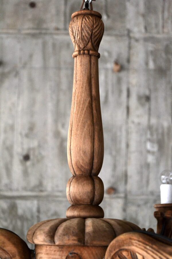 Wooden chandelier - 画像 (3)