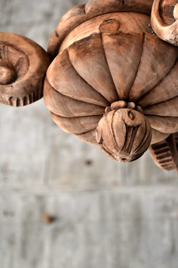 Wooden chandelier - 画像 (8)