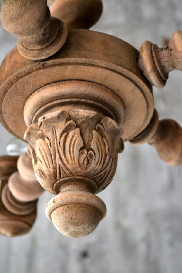 Wooden chandelier - 画像 (9)