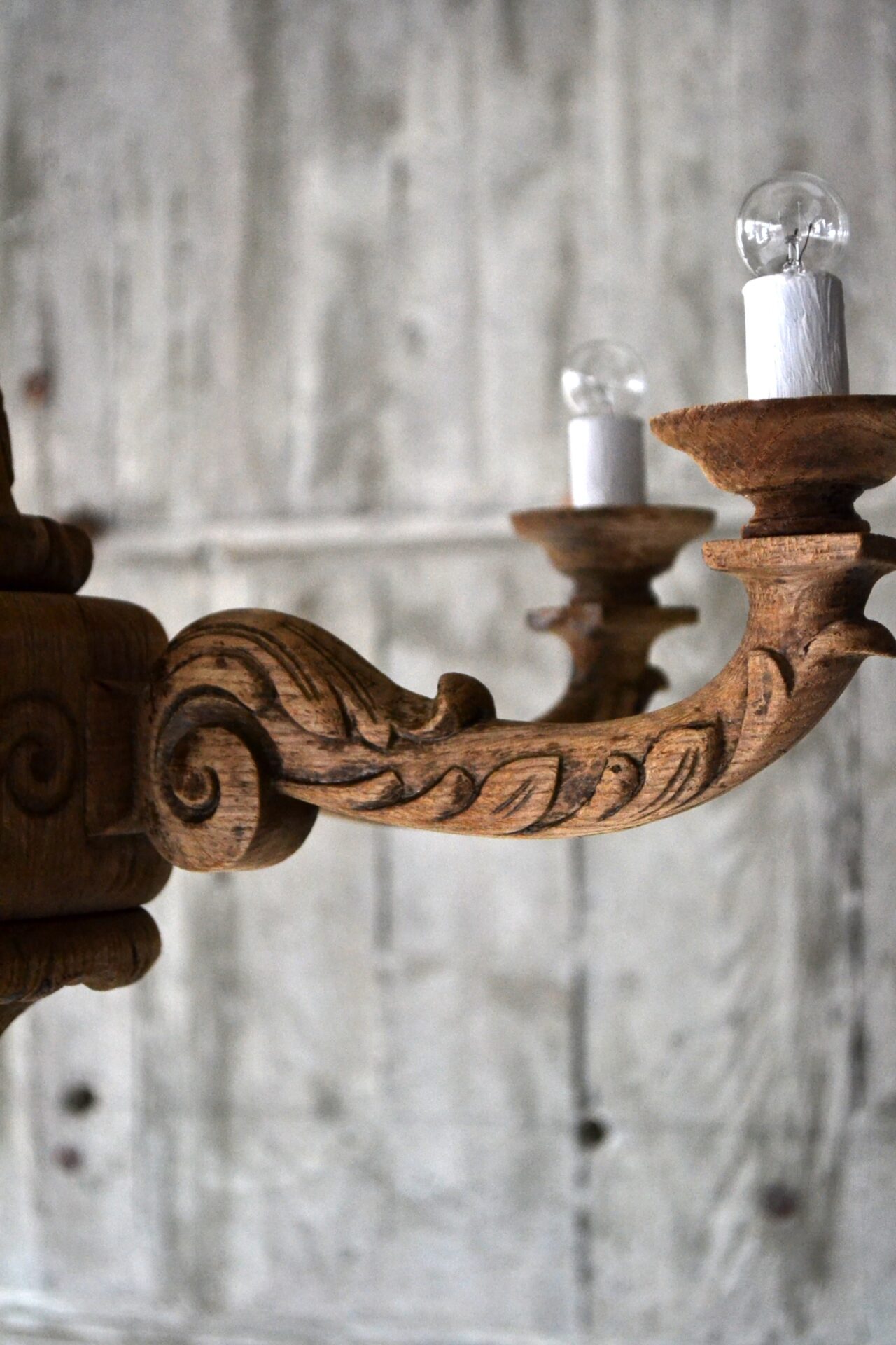 Wooden chandelier - 画像 (5)