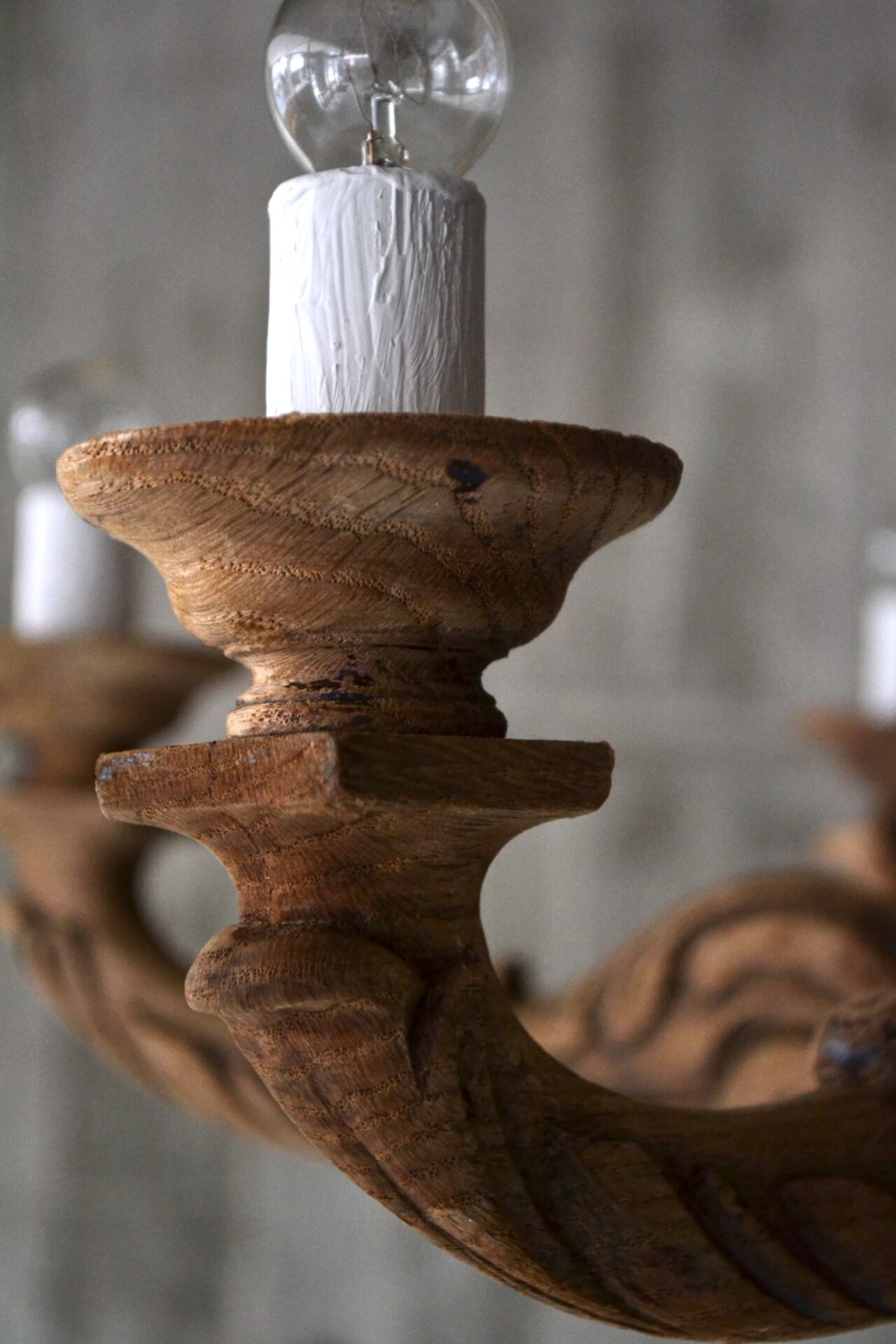 Wooden chandelier - 画像 (7)