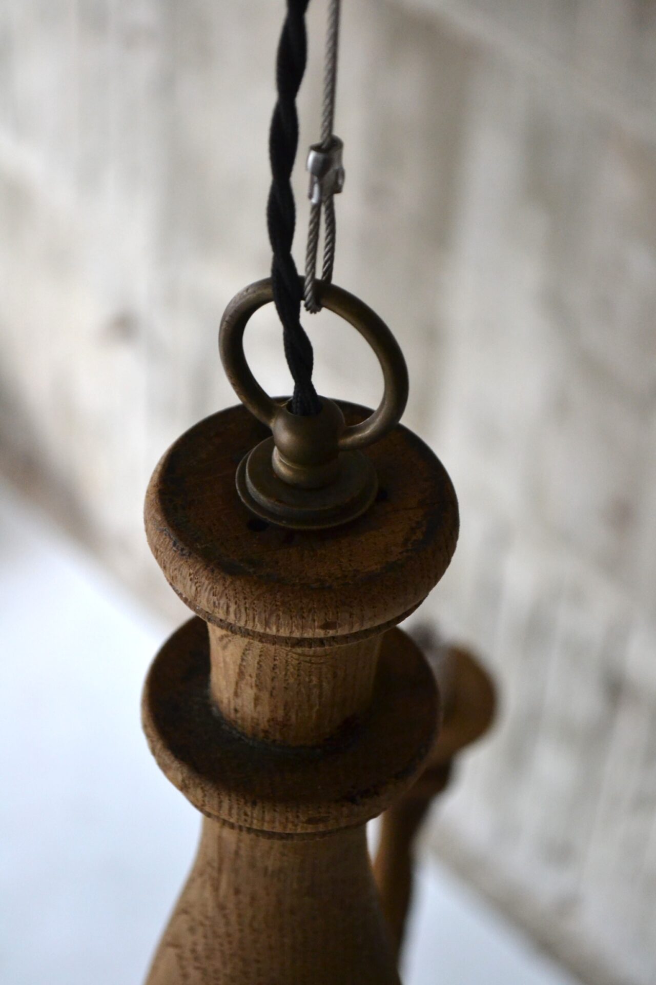 Wooden chandelier - 画像 (9)