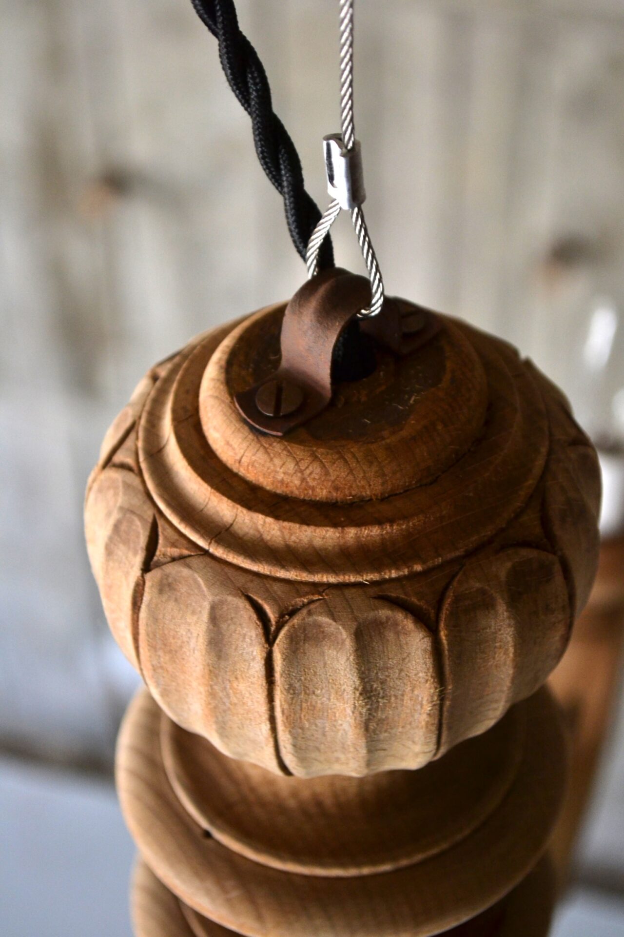 Wooden chandelier - 画像 (3)