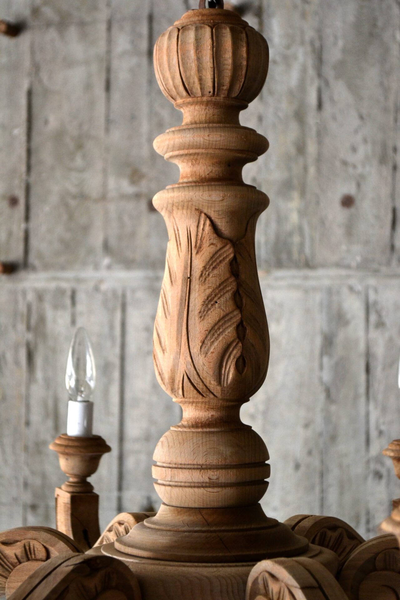 Wooden chandelier - 画像 (5)