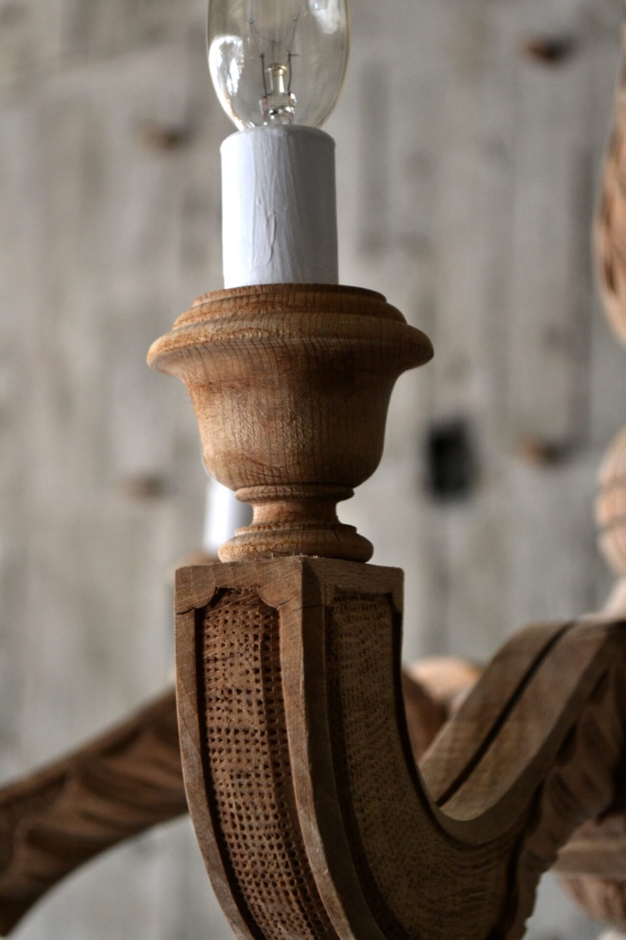 Wooden chandelier - 画像 (7)